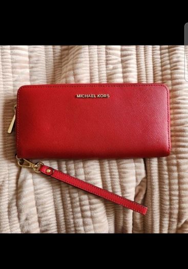 Michael kors large jet set continental zip around wallet