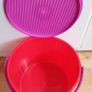 Circular storage box with handle Image 3