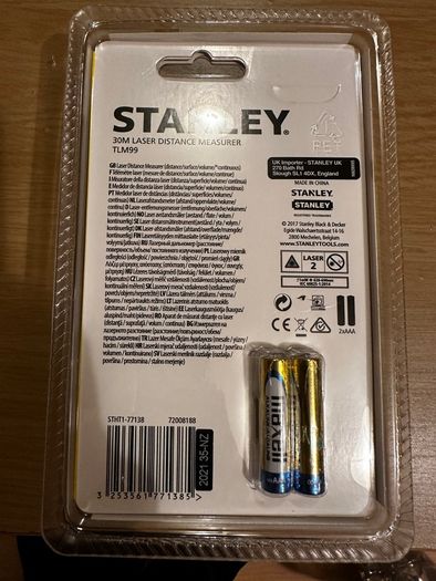 Stanley TLM 99 Laser Measure, 0.1 to 30m Range, +/-2 mm Accuracy