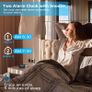 Digital Projection Alarm Clock with 180 Rotatable Projector, Dual Alarm, 12/24H, Snooze, 4-Level Dimmer for Bedrooms Image 3