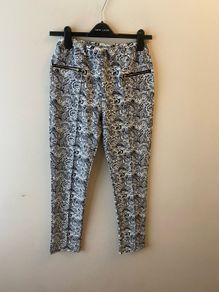 Stretchy paisley trousers (size 10-12)