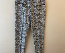 Stretchy paisley trousers (size 10-12)