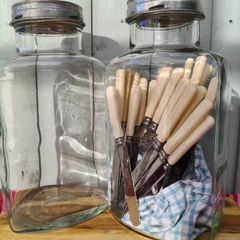 2 x large old Jars