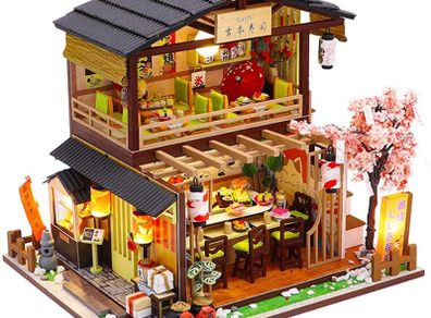 Mini Dollhouse Wooden 3D Puzzle Toy Kit