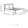 Songesand double bed with mattress Image 4