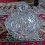 Antique French Baccarat glass bowl with lid Image 4