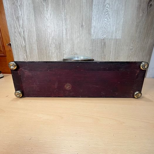 Wooden Napoleon Hat Mantle Clock - Large - Spares or Restoration