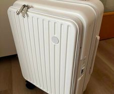 Small Suitcase 20" White