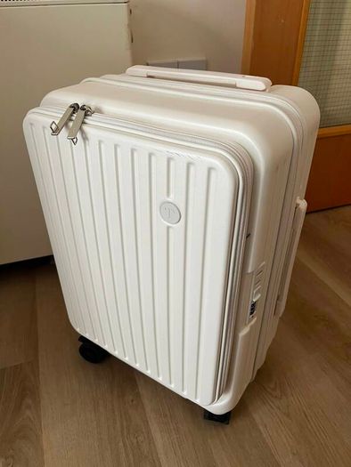 Small Suitcase 20" White