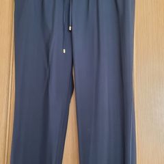 New ESCADA Trousers, Navy, UK 16