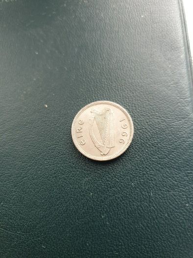 1966 Irish Threepence