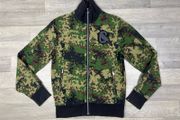 Vintage Y2K Nike Brazil Canarinhos Camo Bomber Jacket Mens Small