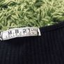 M.B.21 size L/XL black blouse with a zipper, decorated with cubic zirconia Image 2