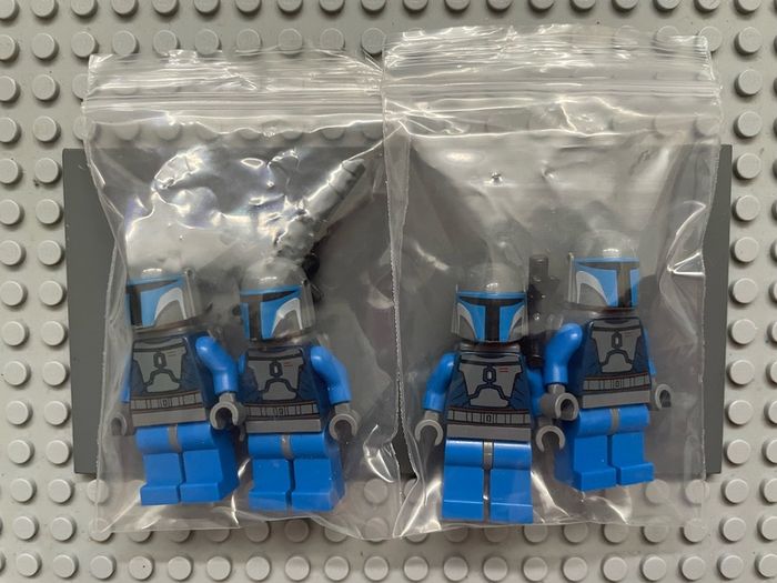lego Star Wars sw0296 Mandalorian Death Watch Warrior minifigure BUNDLE