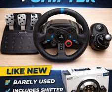 Logitech G29 Driving Force + Shifter  PS5/PS4/PC  Like New