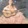 Antique Picture - La Guitarista Image 3