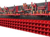 Tool Wall 230 X 78 Cm Stacking Boxes Tool Holder Wall Plate Bracket Rails Garage.