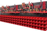 Tool Wall 230 X 78 Cm Stacking Boxes Tool Holder Wall Plate Bracket Rails Garage