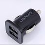 Usams Dual Port USB Car Fast Charger Black Image 3