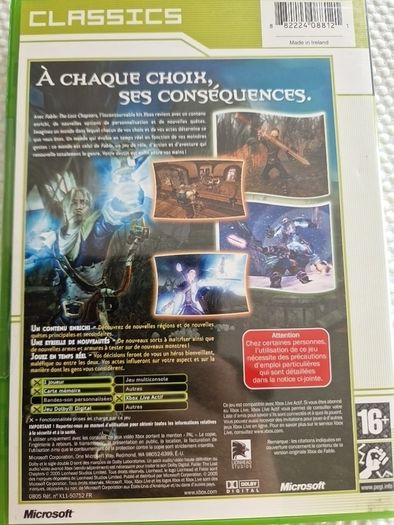 French version Brand new sealed Fable Xbox Original Games Original