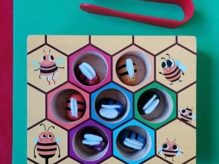 New Wooden Bees Fine Motor Skills