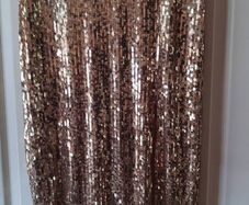 Brand New Gold Sequin Midi Skirt  Size 10  With Tags