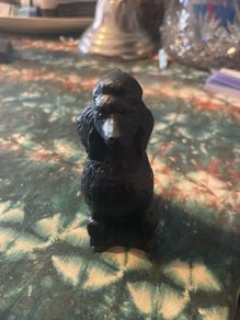 Welsh coal figure dog free postage