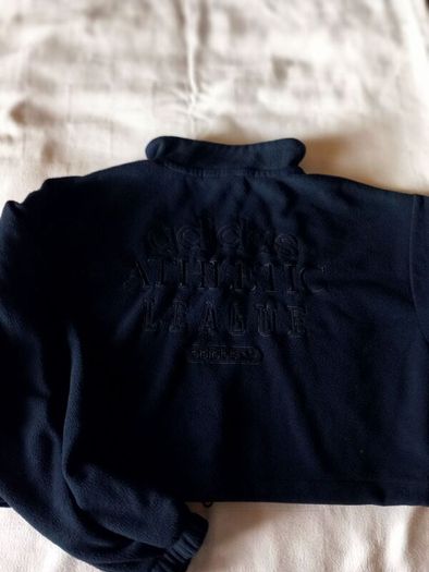 Adidas Cropped Half zip Navy size 8