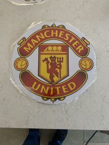 Manchester United football club metal wall sign