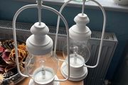White lanterns battery operated