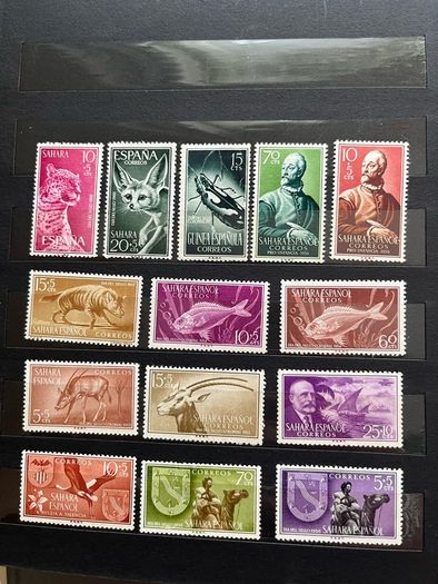 SPAIN Colonies album with stamps
