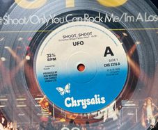 UFO Limited edition clear vinyl 7" EP in vg+ condition