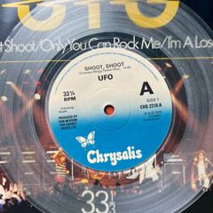 UFO Limited edition clear vinyl 7" EP in vg+ condition