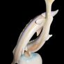 Elegant, rare great sturgeon pair fine porcelain Image 3