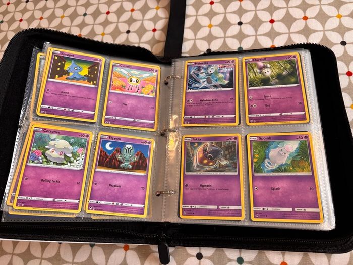 Pokemon folder and cards