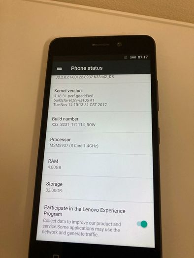 Lenovo k6 power 3/32 SIM-Free