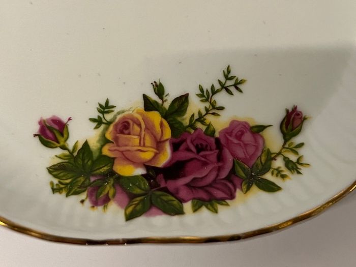 Vintage Romanian Arpo Porcelain plate PRICE DROP