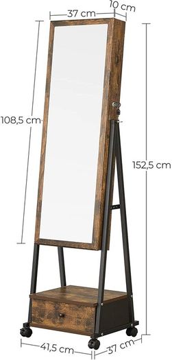 Jewellery Cabinet Full Body Mirror Cabinet - Free Delivery Nationwide