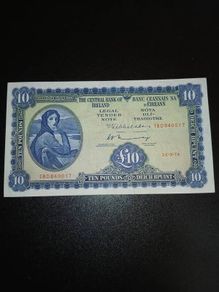 1974 lady lavery Ten pound banknote