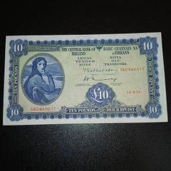 1974 lady lavery Ten pound banknote
