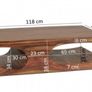 coffee table 118x70x38, Solid wood Image 4