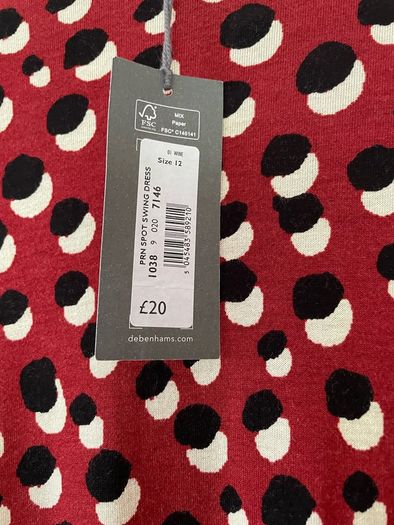Principles Spit Swing Dress size 12 New with tags