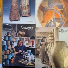 Ceramic Review Magazines From 1983- 2004. Plus A Pottery Making Illustrated Magazine. All In Good Condition.see Photos For All 15.