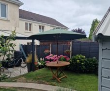 Garden Table with Umbrella