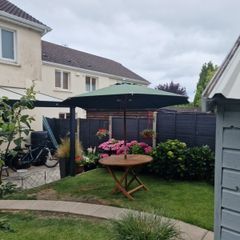 Garden Table with Umbrella