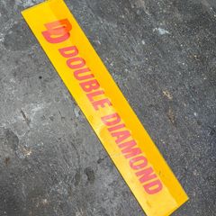 Vintage Double Diamond perspex shelf sign