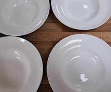 4 x pasta bowl plates