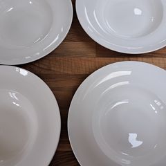 4 x pasta bowl plates