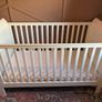 Mamas & Papas Mia Sleigh Cot Bed  White/Ivory Image 2