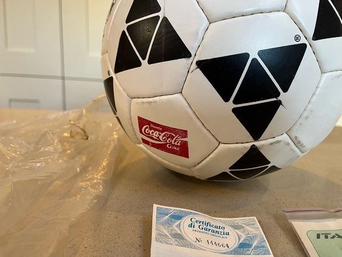 Coca Cola Italia 90 World Cup Football Extremely Rare